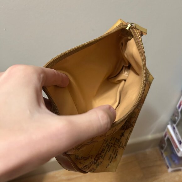 Alviero Martini Geo Classic Beauty Toiletry Cosmetic Bag 1A Classe Made In Italy - Picture 5 of 6